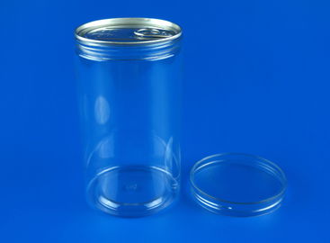 750Ml Clear Plastic Boxes With Lids Cylindrical Shape EOE / POE Sealing