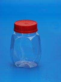 food grade pet hexagon plastic container	waterproof screw cap	hexagon plastic container	plastic screw cap
